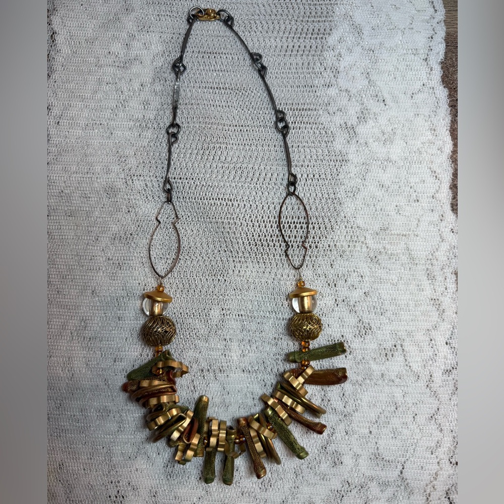 Boho Mixed Media Necklace